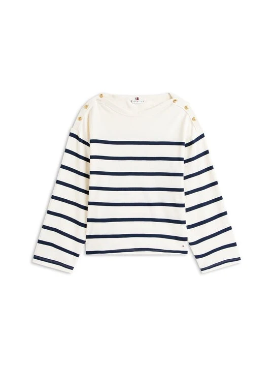 Zdjęcie produktu Bluzka z długim rękawem Tommy Hilfiger beżowy