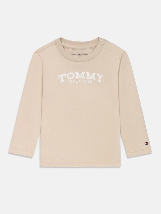 Zdjęcie produktu Bluzka z długim rękawem Tommy Hilfiger beżowy