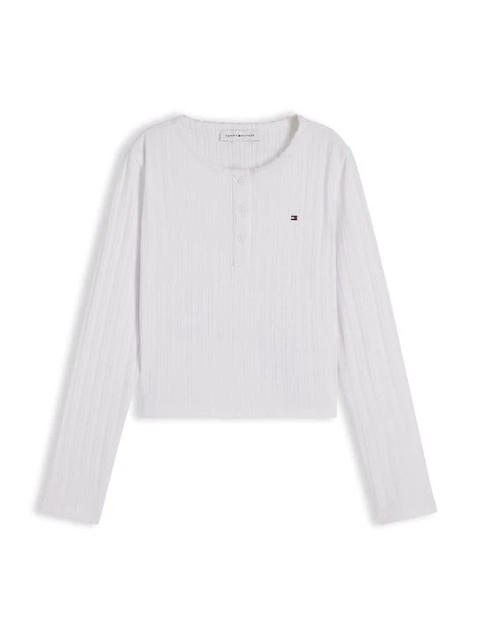 Zdjęcie produktu Bluzka z długim rękawem Tommy Hilfiger biały