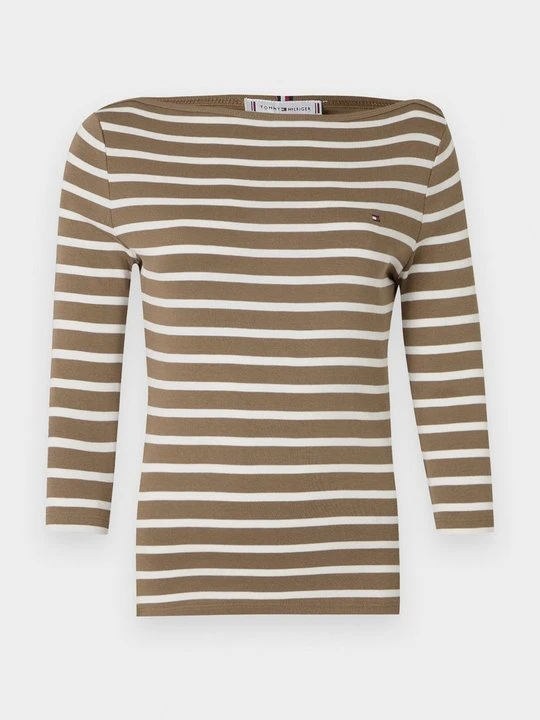 Zdjęcie produktu Bluzka z długim rękawem Tommy Hilfiger brązowy