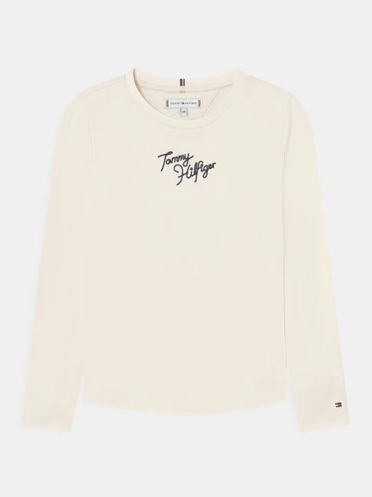 Zdjęcie produktu Bluzka z długim rękawem Tommy Hilfiger mleczny