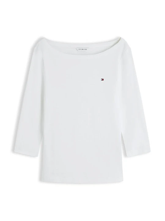 Zdjęcie produktu Bluzka z długim rękawem Tommy Hilfiger mleczny