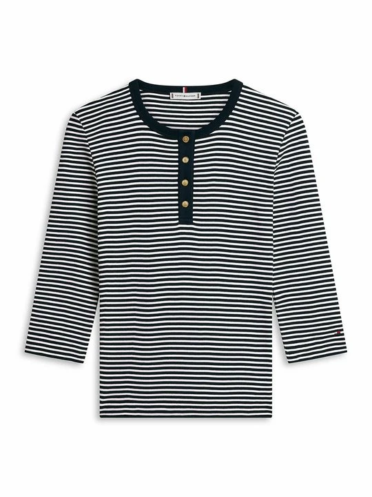 Zdjęcie produktu Bluzka z długim rękawem Tommy Hilfiger niebieski