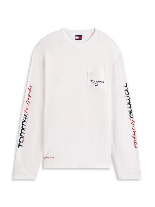 Zdjęcie produktu Bluzka z długim rękawem Tommy Jeans mleczny