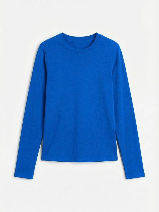 Zdjęcie produktu Bluzka z długim rękawem Topshop granatowy