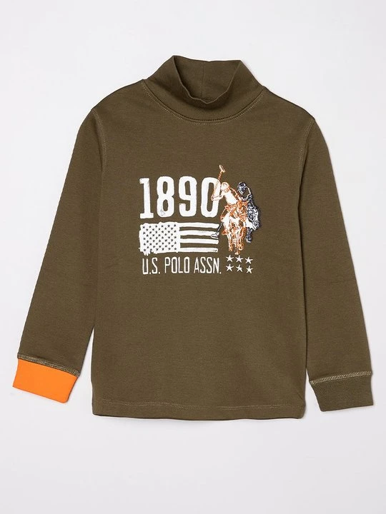 Zdjęcie produktu Bluzka z długim rękawem U.S. POLO ASSN. zielony
