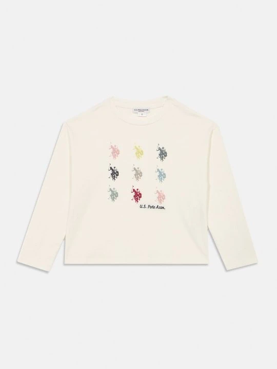 Zdjęcie produktu Bluzka z długim rękawem U.S. POLO ASSN. mleczny