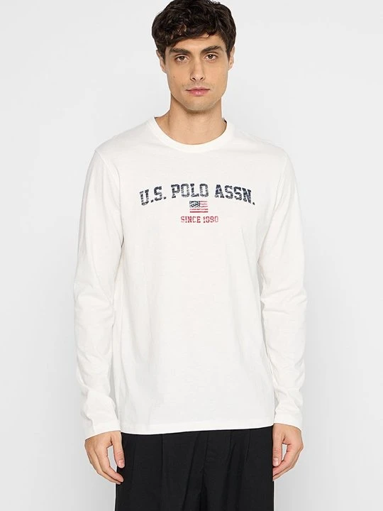 Zdjęcie produktu Bluzka z długim rękawem U.S. POLO ASSN. mleczny