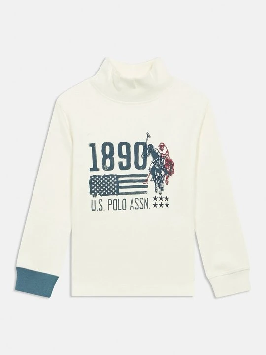 Zdjęcie produktu Bluzka z długim rękawem U.S. POLO ASSN. mleczny
