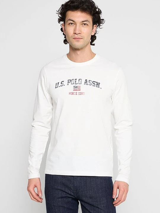 Zdjęcie produktu Bluzka z długim rękawem U.S. POLO ASSN. mleczny