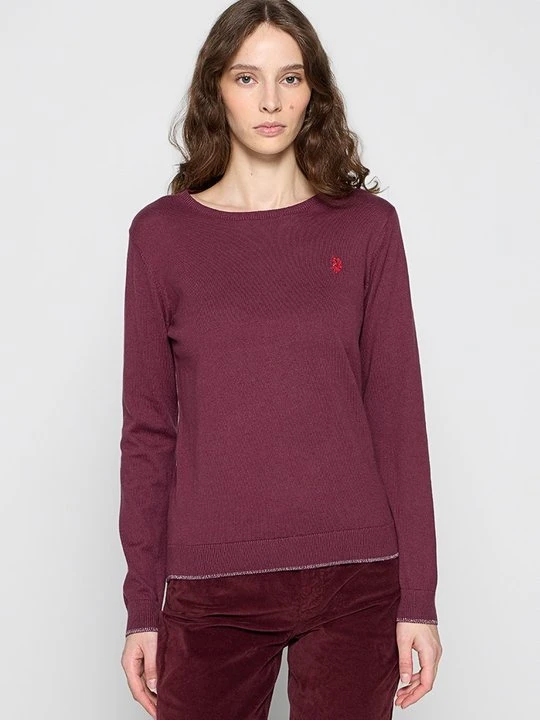 Zdjęcie produktu Bluzka z długim rękawem U.S. POLO ASSN. bordowy