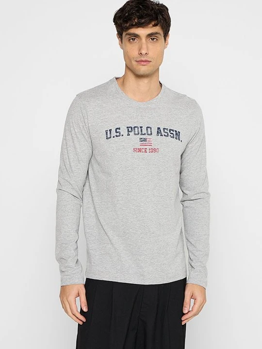 Zdjęcie produktu Bluzka z długim rękawem U.S. POLO ASSN. szary