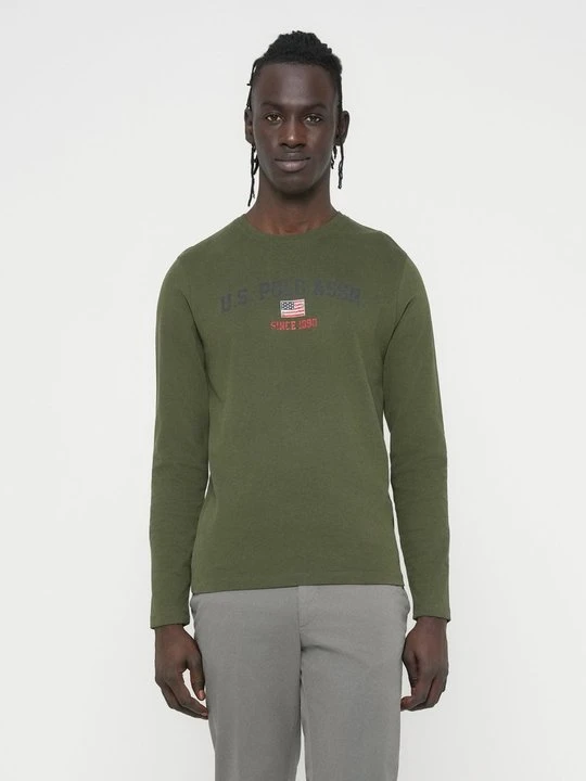 Zdjęcie produktu Bluzka z długim rękawem U.S. POLO ASSN. zielony