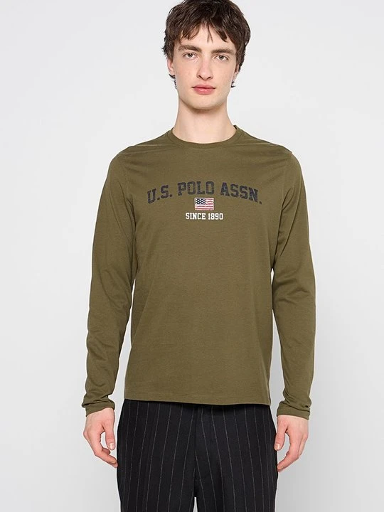 Zdjęcie produktu Bluzka z długim rękawem U.S. POLO ASSN. khaki