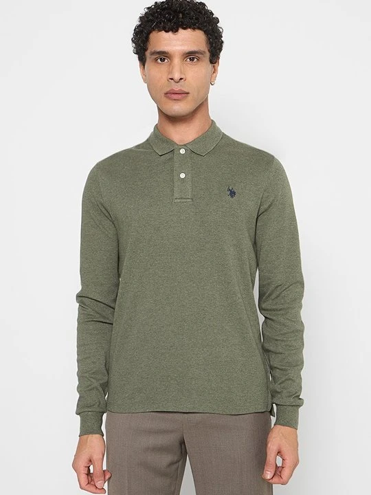 Zdjęcie produktu Bluzka z długim rękawem U.S. POLO ASSN. zielony