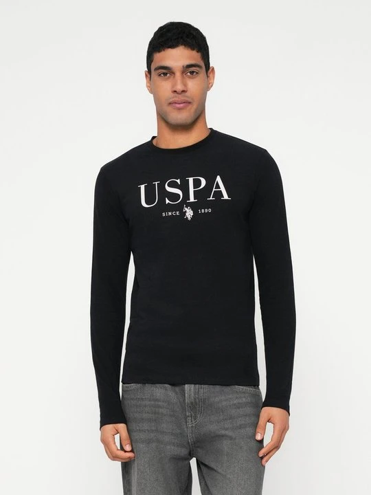 Zdjęcie produktu Bluzka z długim rękawem U.S. POLO ASSN. czarny