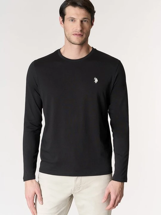 Zdjęcie produktu Bluzka z długim rękawem U.S. POLO ASSN. czarny
