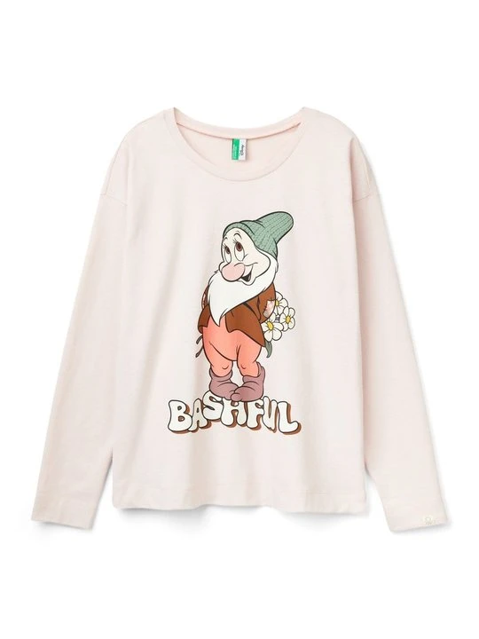 Zdjęcie produktu Bluzka z długim rękawem United Colors Of Benetton różowy