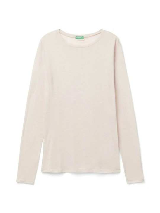 Zdjęcie produktu Bluzka z długim rękawem United Colors Of Benetton różowy