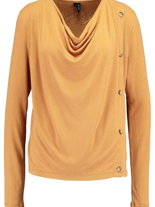 Zdjęcie produktu Bluzka z długim rękawem Vero Moda brązowy