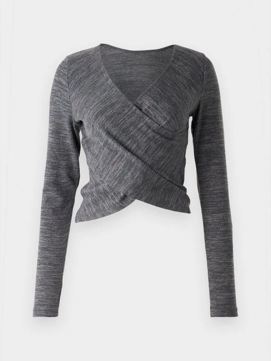Zdjęcie produktu Bluzka z długim rękawem Vero Moda ciemnoszary