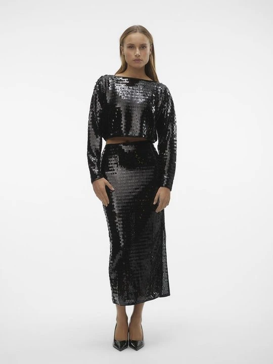Zdjęcie produktu Bluzka z długim rękawem Vero Moda czarny