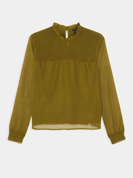 Zdjęcie produktu Bluzka z długim rękawem Vero Moda khaki