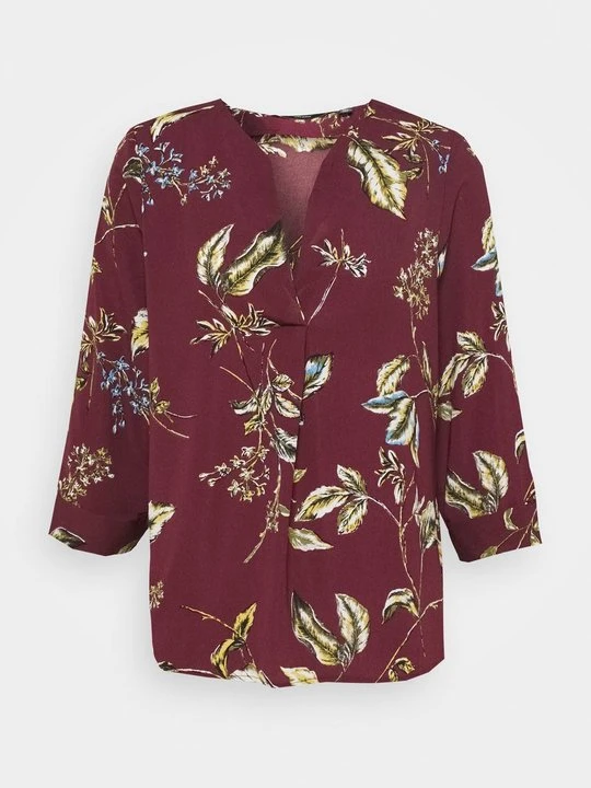 Zdjęcie produktu Bluzka z długim rękawem Vero Moda ciemnoczerwony