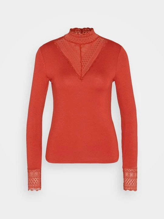 Zdjęcie produktu Bluzka z długim rękawem Vero Moda ciemnoczerwony