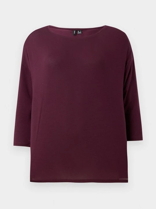 Zdjęcie produktu Bluzka z długim rękawem Vero Moda bordowy