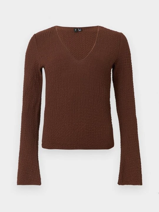 Zdjęcie produktu Bluzka z długim rękawem Vero Moda brązowy