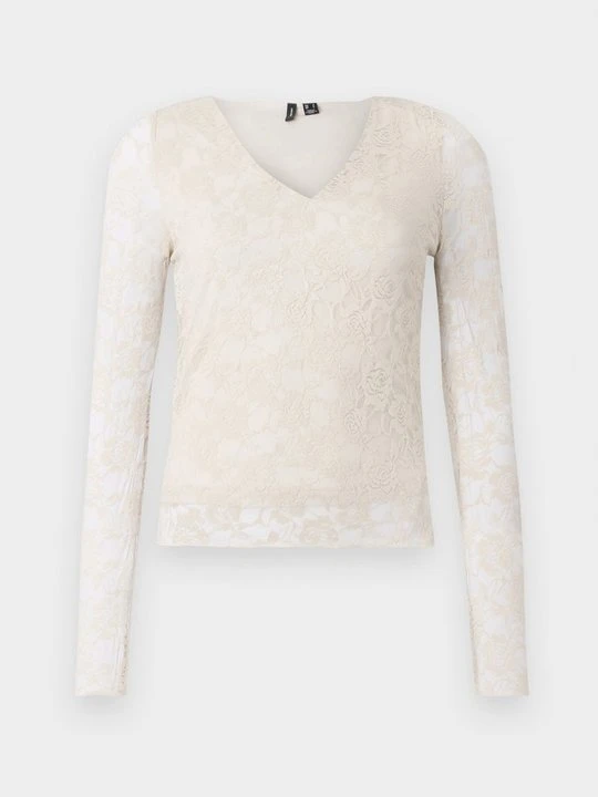Zdjęcie produktu Bluzka z długim rękawem Vero Moda beżowy