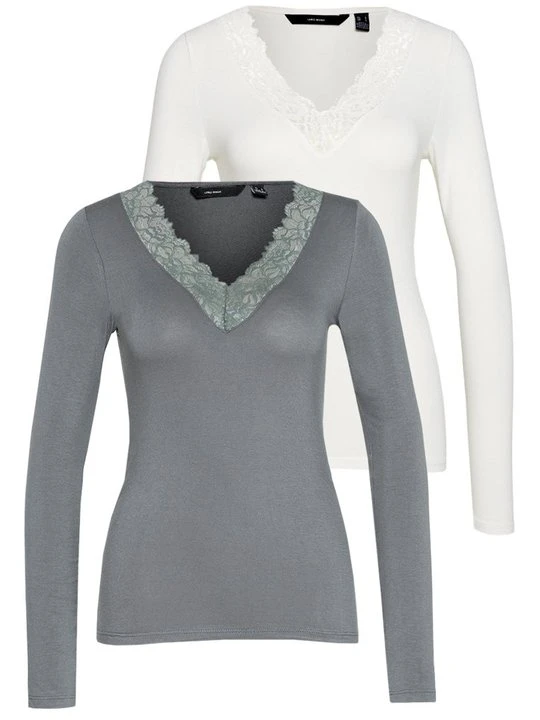 Zdjęcie produktu Bluzka z długim rękawem Vero Moda zielony