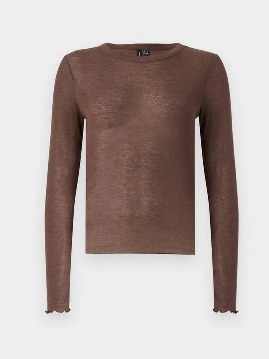 Zdjęcie produktu Bluzka z długim rękawem Vero Moda brązowy