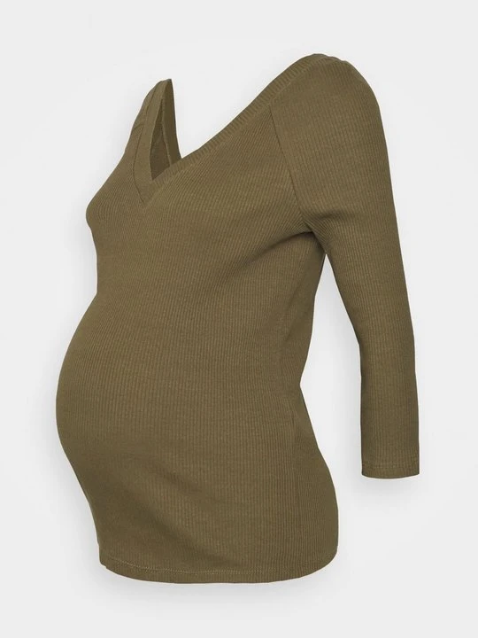 Zdjęcie produktu Bluzka z długim rękawem Vero Moda oliwkowy