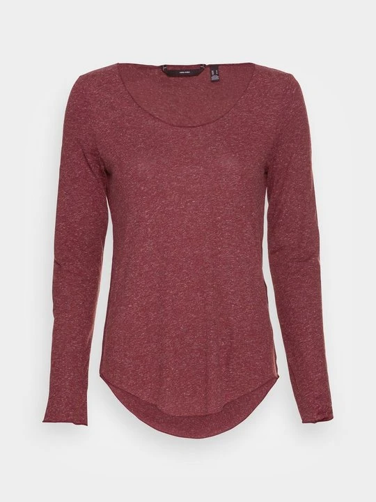 Zdjęcie produktu Bluzka z długim rękawem Vero Moda bordowy