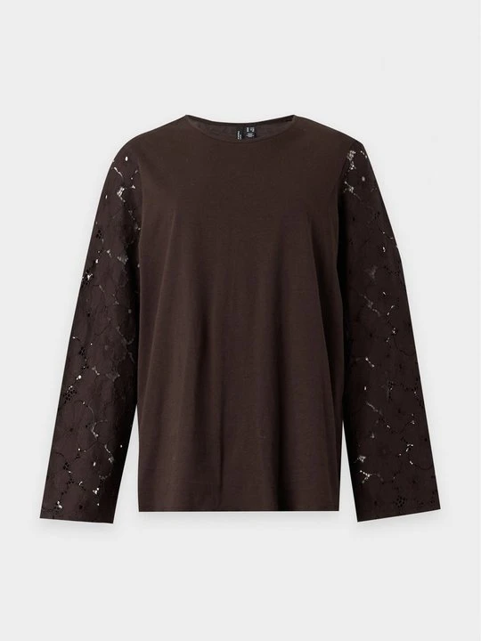 Zdjęcie produktu Bluzka z długim rękawem Vero Moda ciemnobrązowy