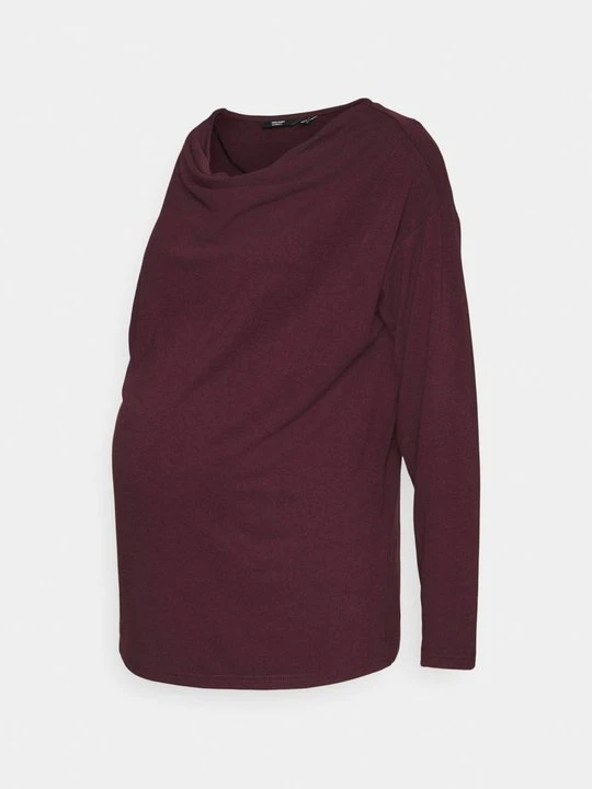 Zdjęcie produktu Bluzka z długim rękawem Vero Moda bordowy