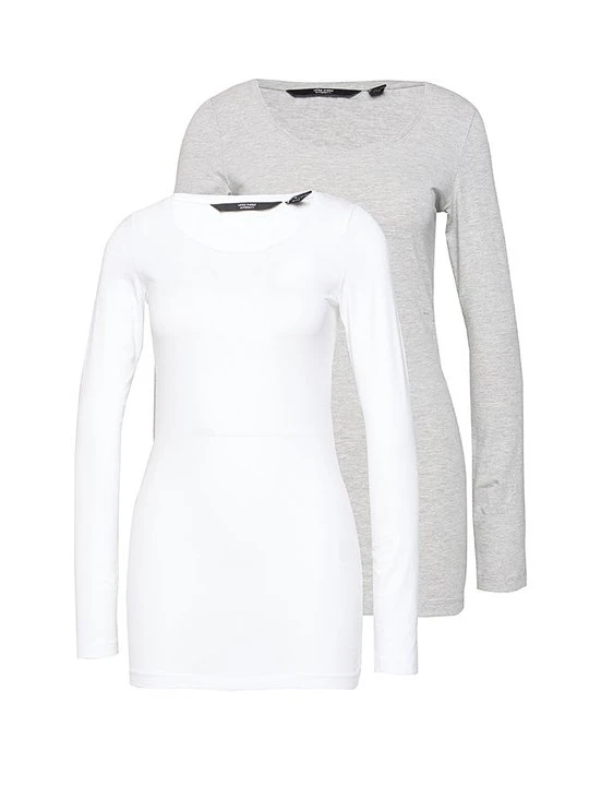 Zdjęcie produktu Bluzka z długim rękawem Vero Moda jasnoszary