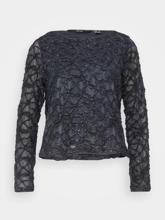 Zdjęcie produktu Bluzka z długim rękawem Vero Moda ciemnoszary