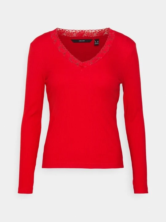 Zdjęcie produktu Bluzka z długim rękawem Vero Moda niebieski