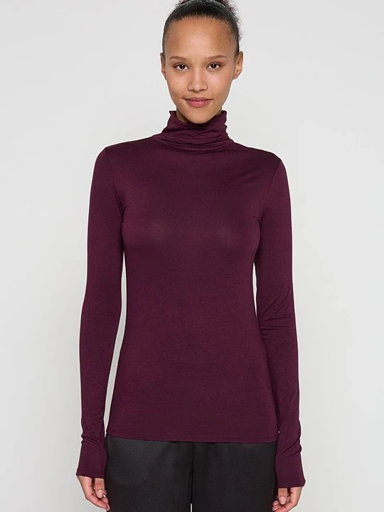 Zdjęcie produktu Bluzka z długim rękawem Vero Moda bordowy