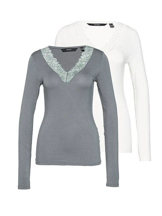 Zdjęcie produktu Bluzka z długim rękawem Vero Moda zielony