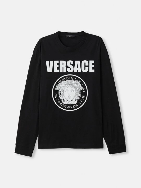 Zdjęcie produktu Bluzka z długim rękawem Versace czarny