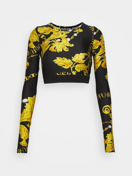 Zdjęcie produktu Bluzka z długim rękawem Versace Jeans Couture czarny