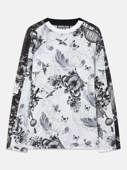 Zdjęcie produktu Bluzka z długim rękawem Versace Jeans Couture czarny