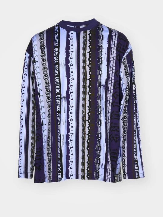 Zdjęcie produktu Bluzka z długim rękawem Versace Jeans Couture niebieski