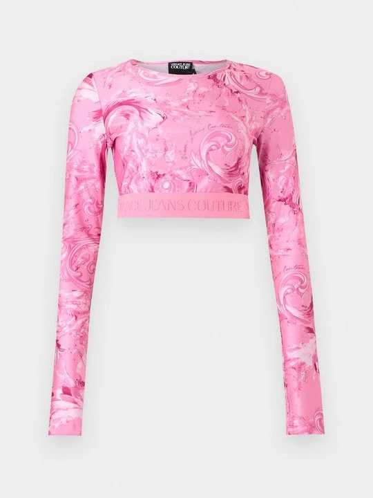 Zdjęcie produktu Bluzka z długim rękawem Versace Jeans Couture różowy