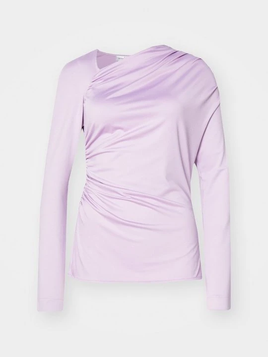 Zdjęcie produktu Bluzka z długim rękawem Victoria Beckham liliowy