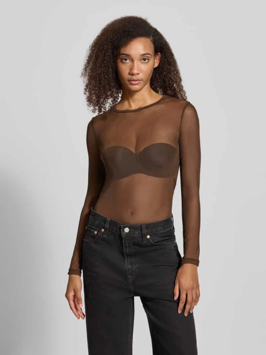 Zdjęcie produktu Bluzka z długim rękawem w półprzezroczystym designie model 'JUDITH' Noisy May